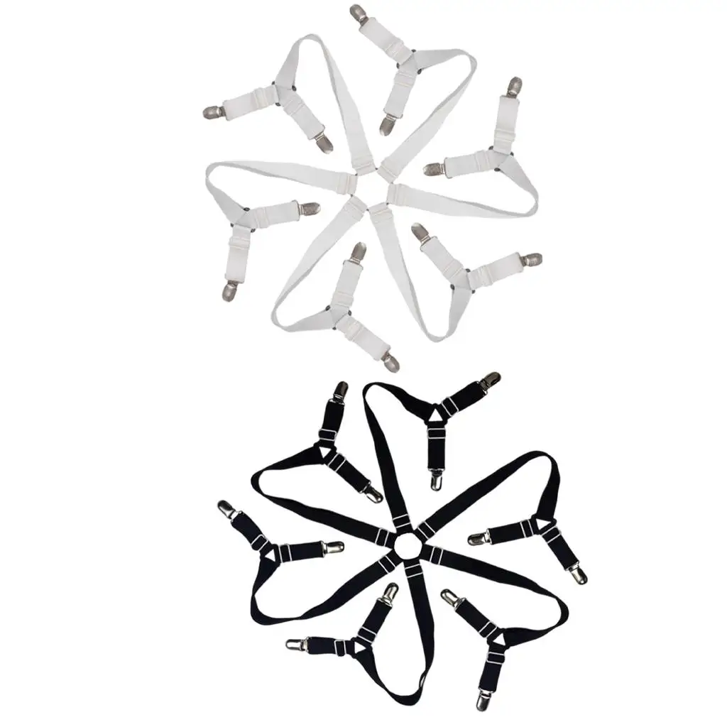 

Adjustable Bed Sheet Holder Clip Bedsheet Holders Strap Mattress Clips Straps for Mattress Covers Bed Sheets