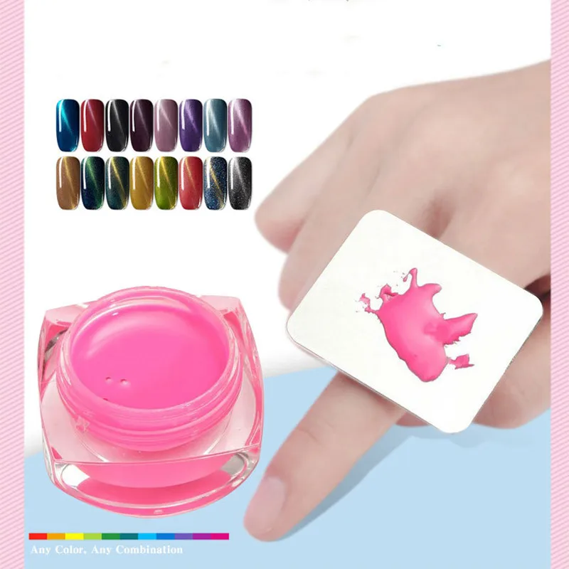 Смеситель для макияжа из нержавеющей стали на палец смесительная пластина