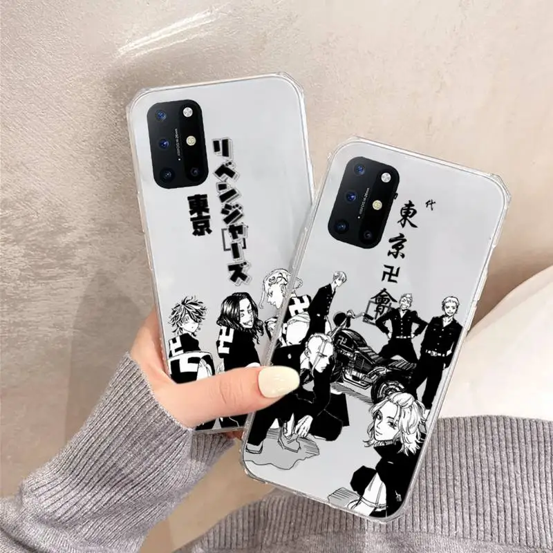 

Tokyo Revengers manjiro sano anime Phone Case Transparent for OnePlus 7 9 8 t pro