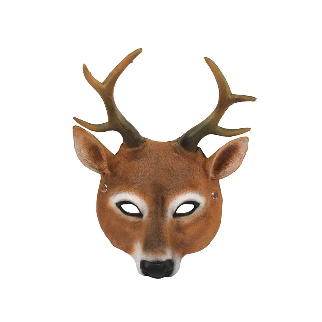 Маска на Хэллоуин 2019 ПУ Реалистичная косплей страшная Костюм для взрослых