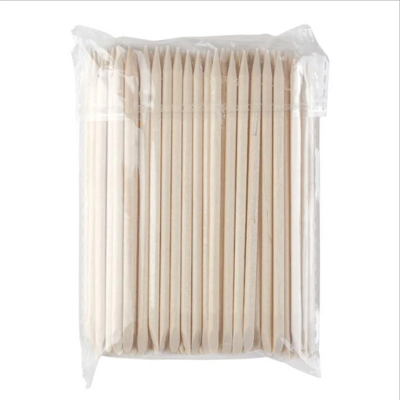 100 шт. деревянные палочки для удаления кутикулы|Пушеры кутикулы| |