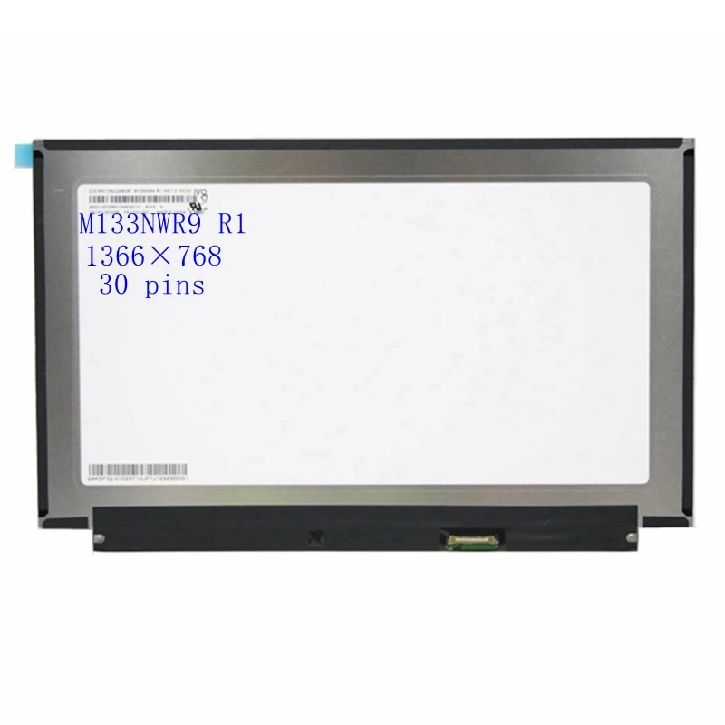 

13.3'' HD EDP slim 30pin M133NWR9 R1 fit NT133WHM-N47 B133XTN03.3 1366*768 LCD Display Screen matrix