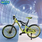 Модель велосипеда Nicce 1:10 из сплава, миниатюрная коллекционная игрушка для детей, под давлением, из металла, для горного велосипеда, гоночного велосипеда, для взрослых