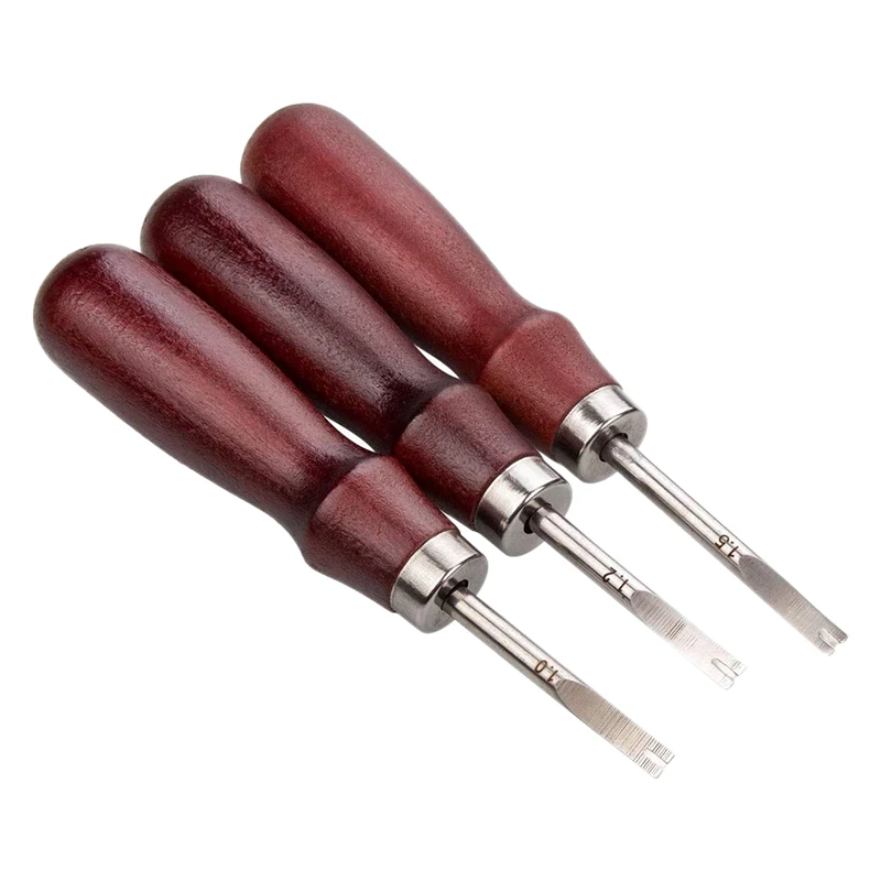 Новинка-3 шт. кожаный кромкорезчик Сделай Сам Кожа ремесло резка скошенная кожа