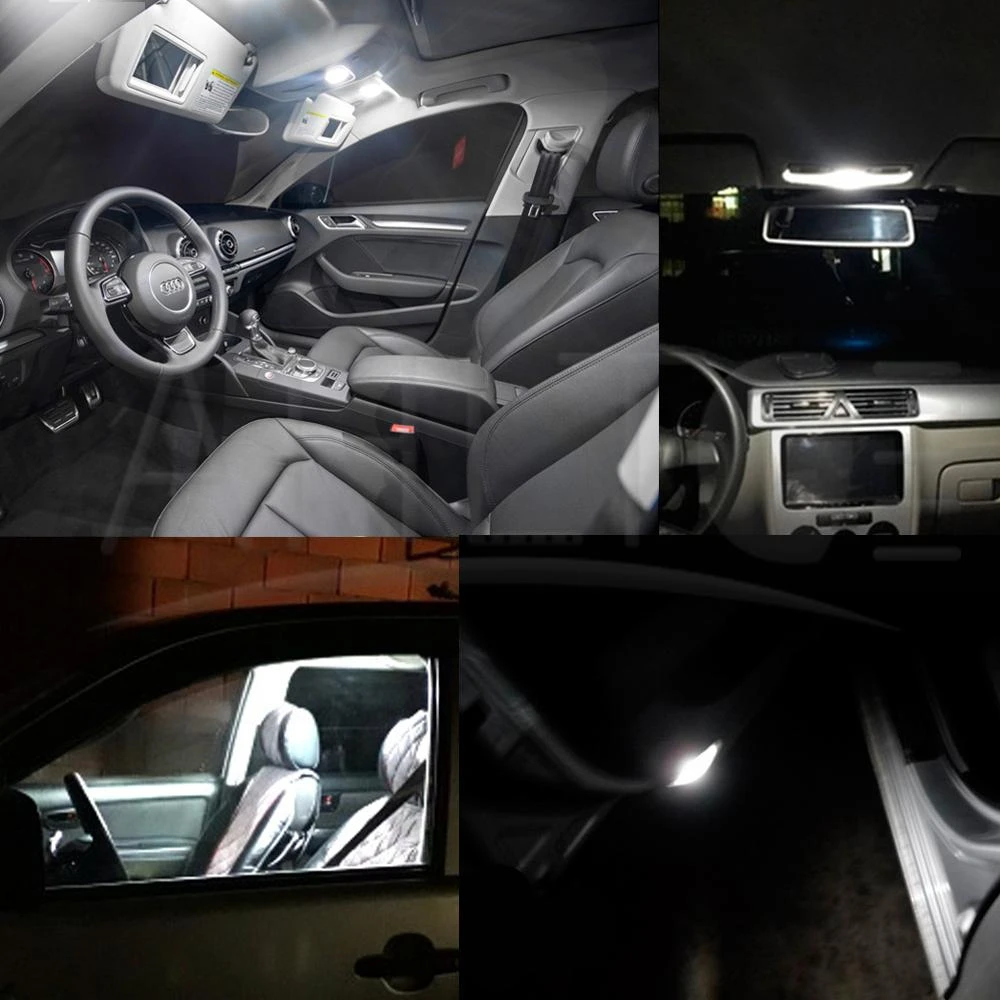 Автомобильный светильник T10 12V 180MA Canbus купол 27Smd 3014 Led W5W салона белый зазор лампы