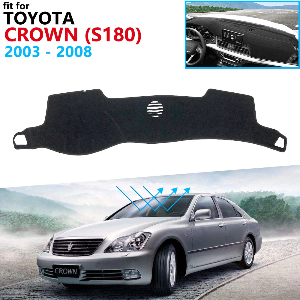 Защитная накладка на приборную панель для Toyota Crown S180 2003 ~ 2008 автомобильные