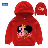 girls hoodies birthday sweatshirts my first birthday baby clothes children sweater kids clothing cotton outfit 5th 2th 4th 7th