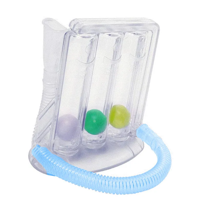 

Breathing Trainer Vital Capacity Exercise Three Balls Instrument Lung Function Breathing Respiratory Exerciser Balls