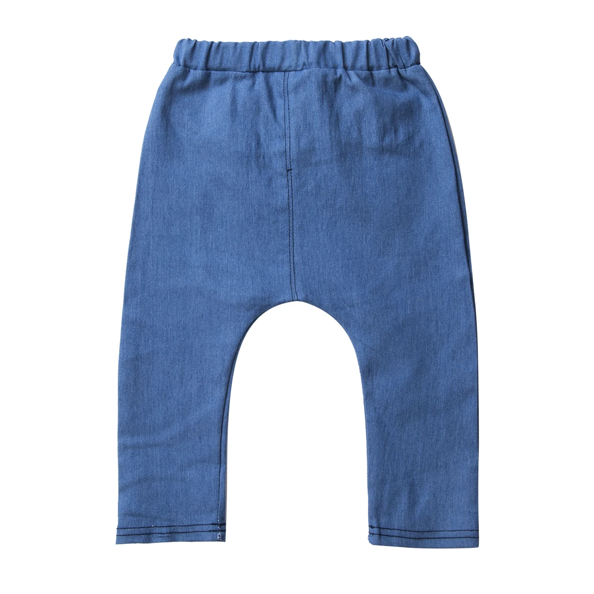 Для маленьких мальчиков и девочек джинсовые штаны-шаровары От 0 до 3 лет для