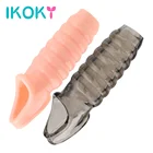 Кольца для пениса IKOKY, многоразовые презервативы для задержки эякуляции