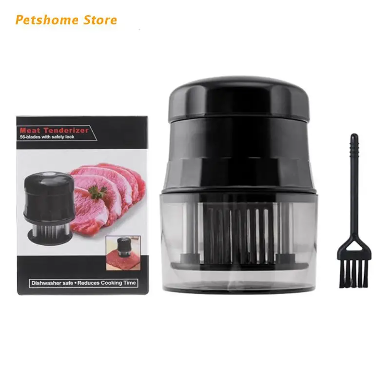 

Tenderizer из нержавеющей стали LX9C 56 игл для тушения стейка, говядины, рыбы, птицы, эффективный удобный и практичный прочный