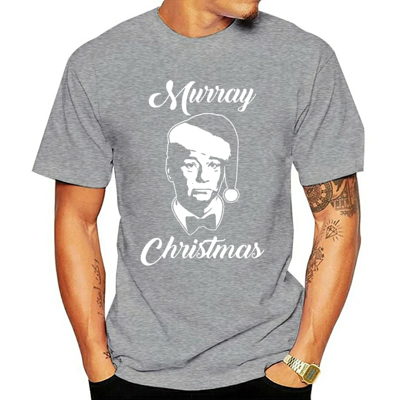 529 Мюррей Рождество Мужская футболка Билл Смешные Веселые праздничный костюм
