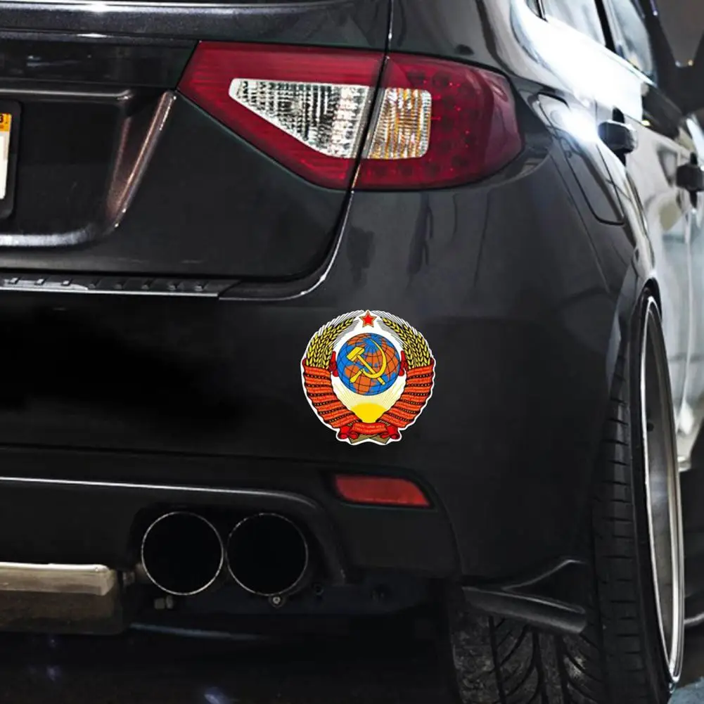 Новинка интересная виниловая наклейка 12x12 см с изображением страны СССР для