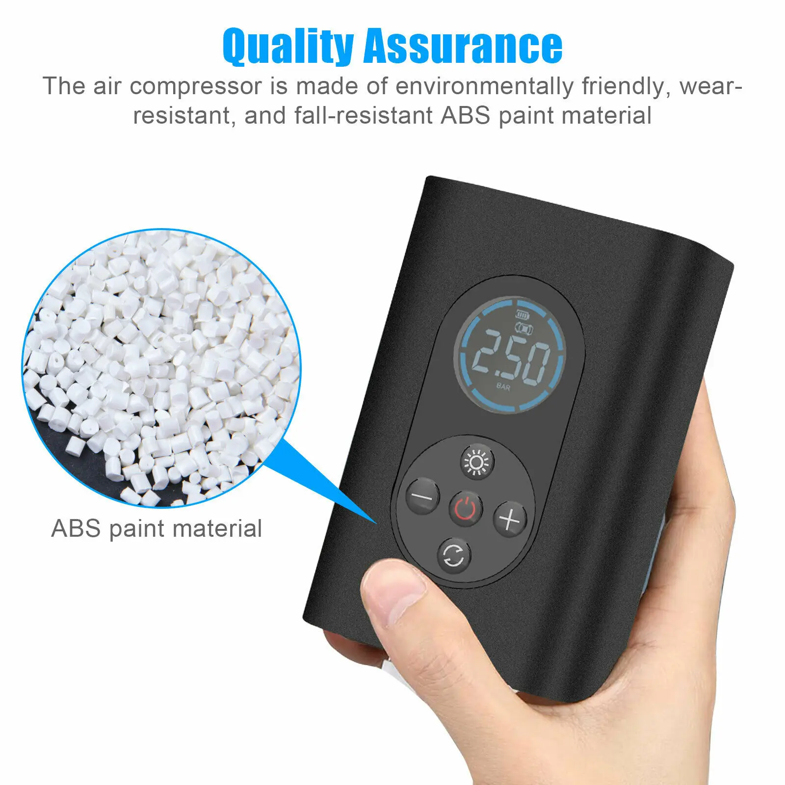 12V 150PSI Rechargeable Air Pump Tire Inflator Cordless Portable Compressor Digital Car Tyre for Bicycle Tires Balls | Автомобили и