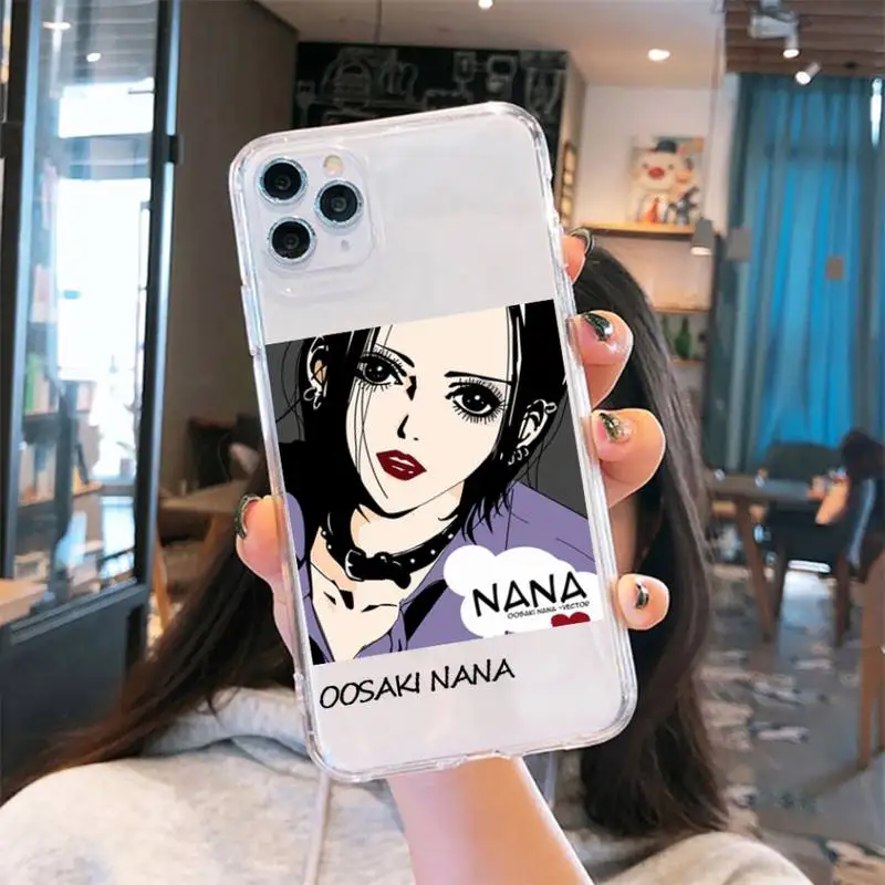 

Oosaki Nana Sexy amine Phone Case Transparent soft For iphone 5 6 7 8 11 12 s c se plus mini x xs xr pro max cover shell funda