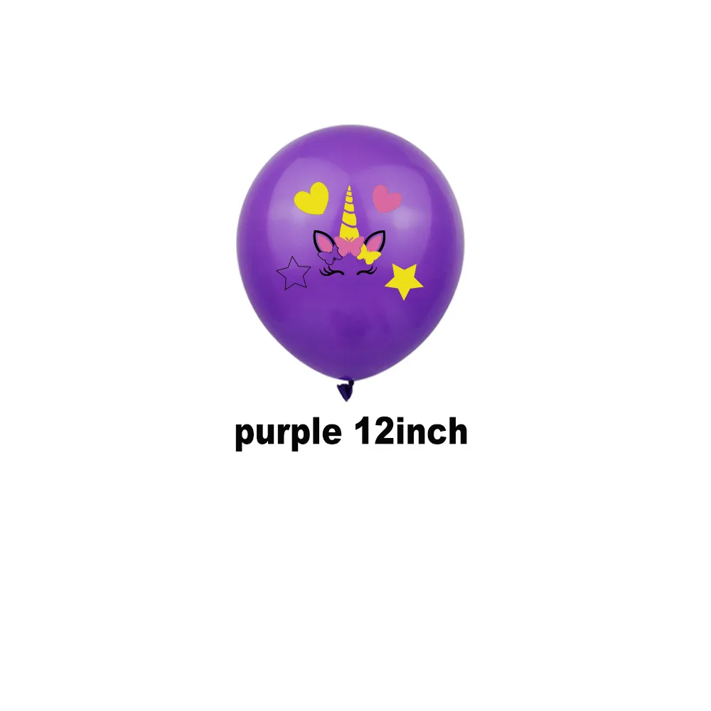 1 набор Радужный Единорог воздушный шар брелок для торта вечеринки мальчиков и