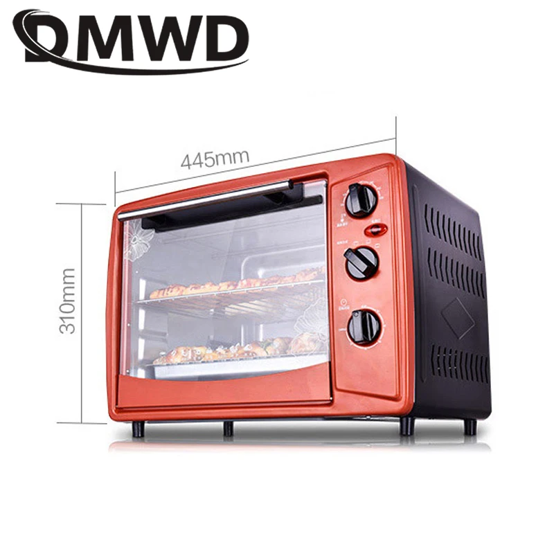 dmwd 30l electric bakery oven multifunction pizza doughnut cake biscuits baking machine bbq grill heater timer bread toaster eu free global shipping