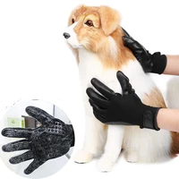 1 pair animal pet cleaning gloves dog cat horse short long hair grooming gloves bathing clean massage brush glove hair remover