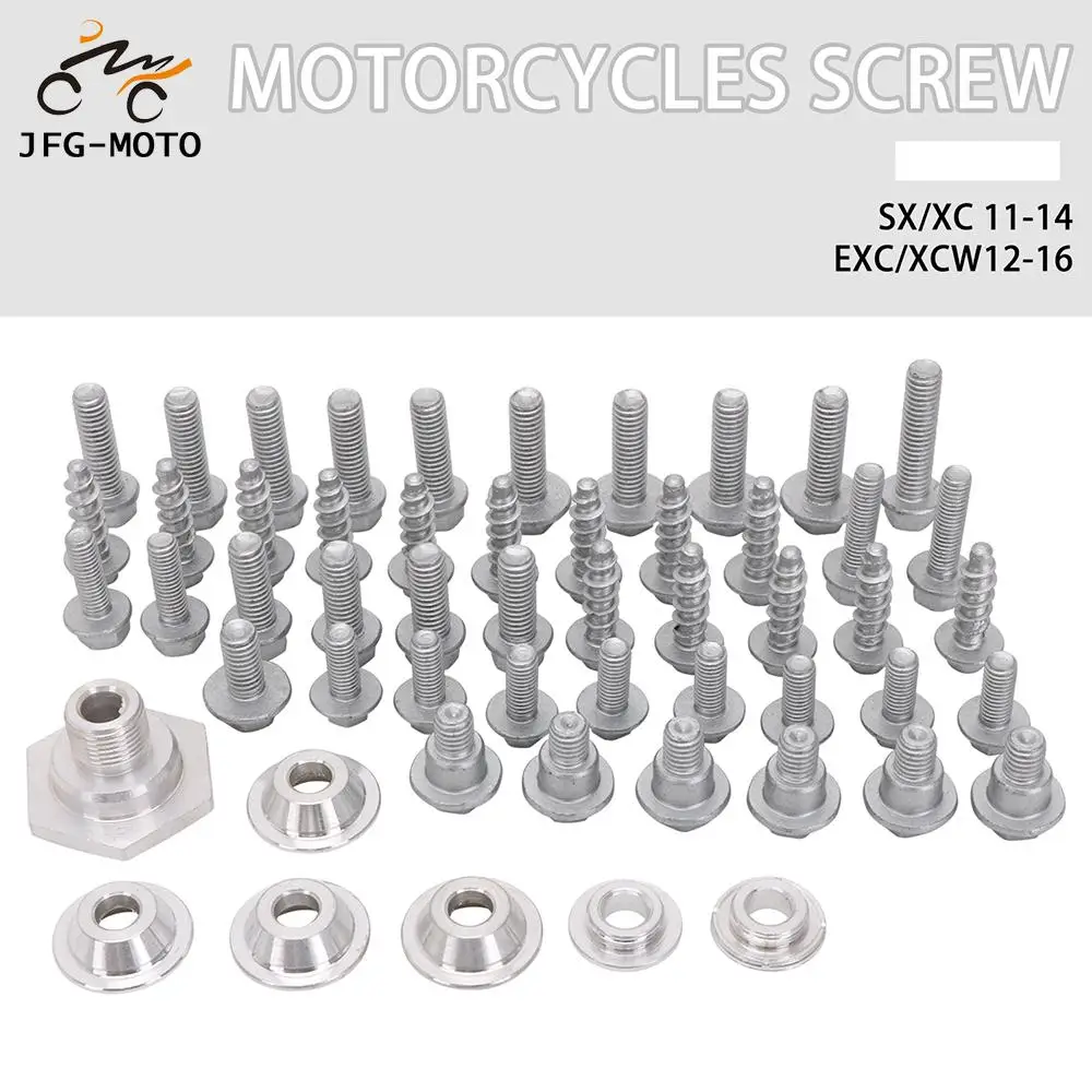 

For KTM SX XC 2011-2014 EXC XCW 2012-2016 150 530 300 450 250 250 350 450 550 Motorcycles Screw Sets