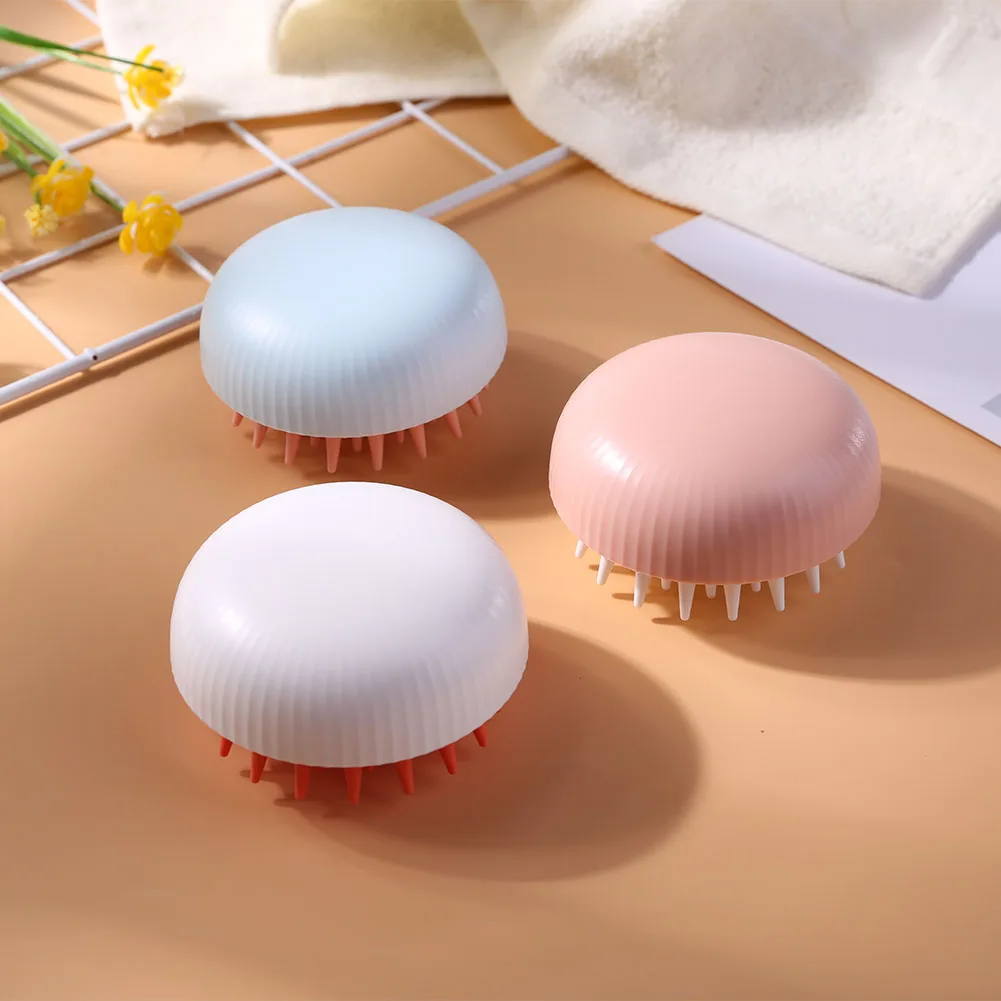 

Silicone Hair Brush Soft Hair Massage Comb Wash Shampoo Scalp Head Brushes Hair Massage Brush Spa Slimming Comb