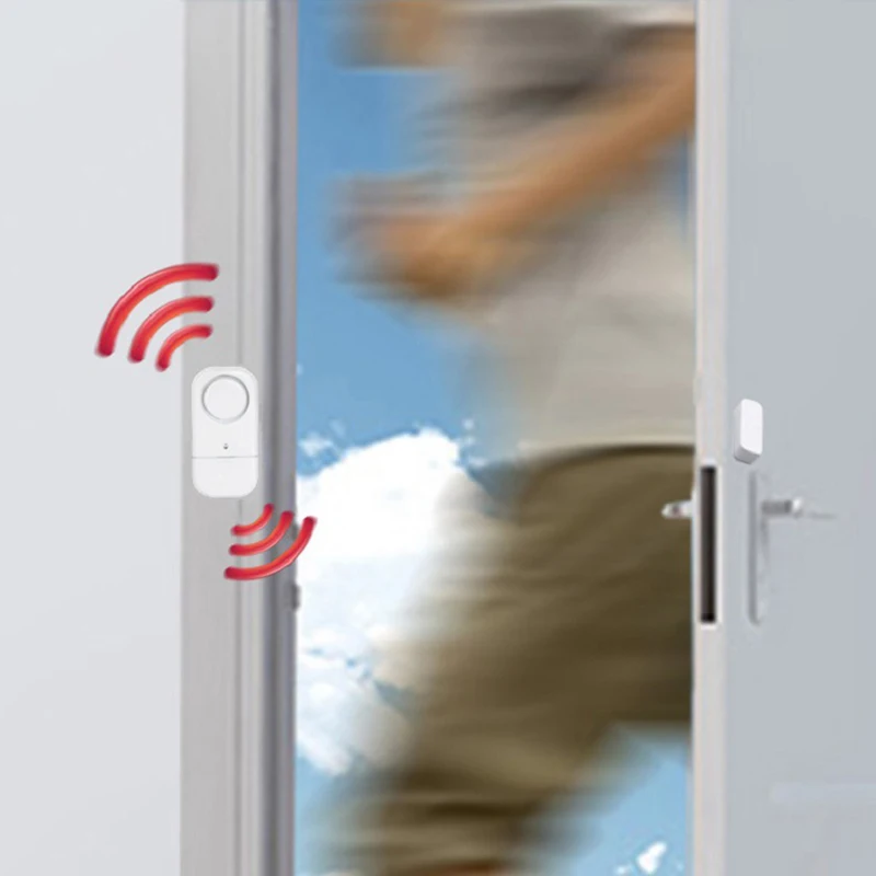 

Door Window Sensor Home Independent Personal Wireless Security Burglar Alarm Bell For Home DFDS889