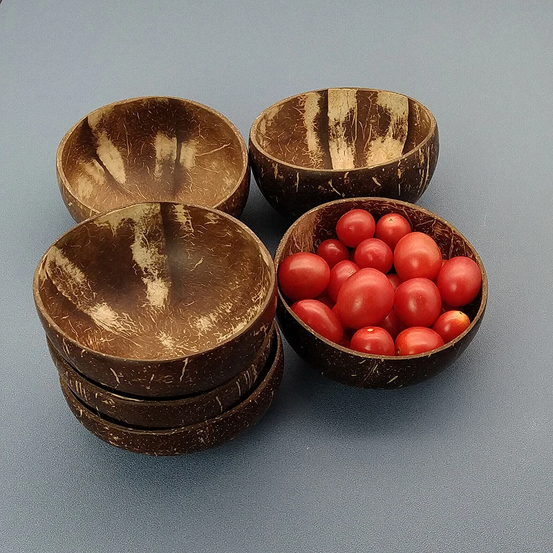 Чистое Натуральное кокосовое Изысканная ремесла домашнего хозяйства посуда