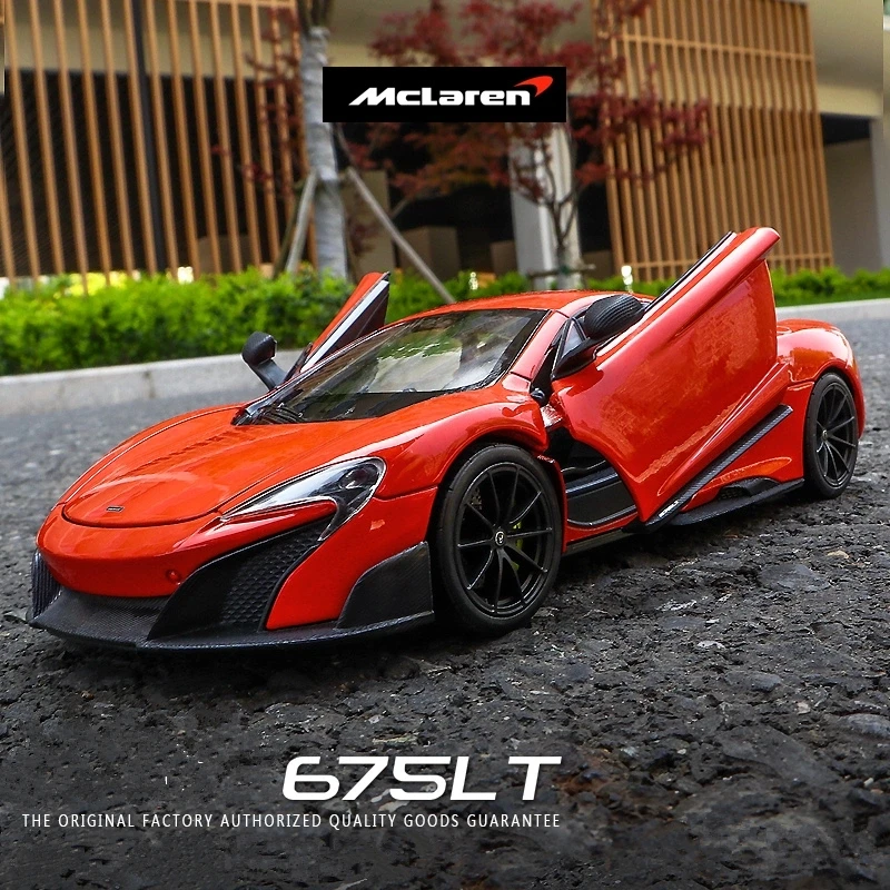 

Large Size 1:24 Mclaren 675LT Alloy Sports Car Model Diecasts & Toy Vehicles Metal Car Model Simulation Collection Kids Toy Gift