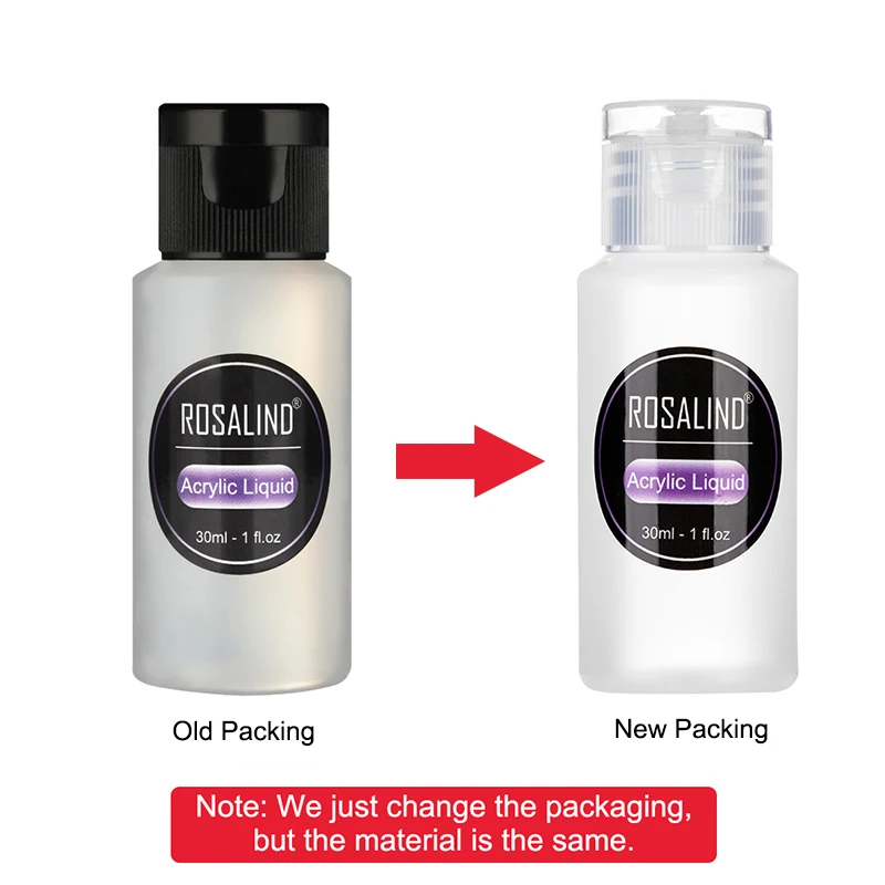 

ROSALIND Big 30g Acrylic Powder For Gel polish nail art Brush Crystal extension Manicure Set with Acrylic Kit Carved Design