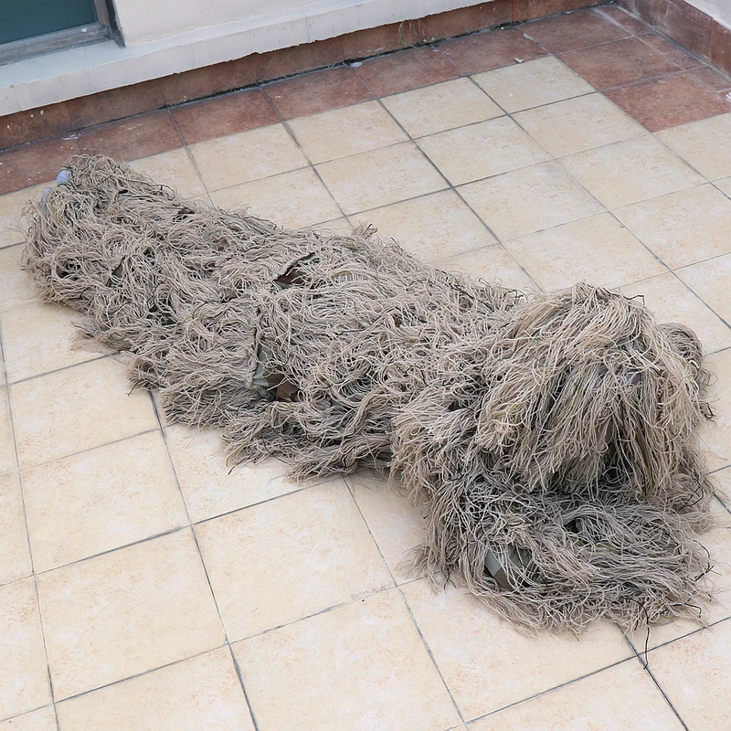 3D трава Ghillie костюм Снайпер Военная Тактическая камуфляжная одежда охотничий костюм армейская охотничья одежда птичий костюм