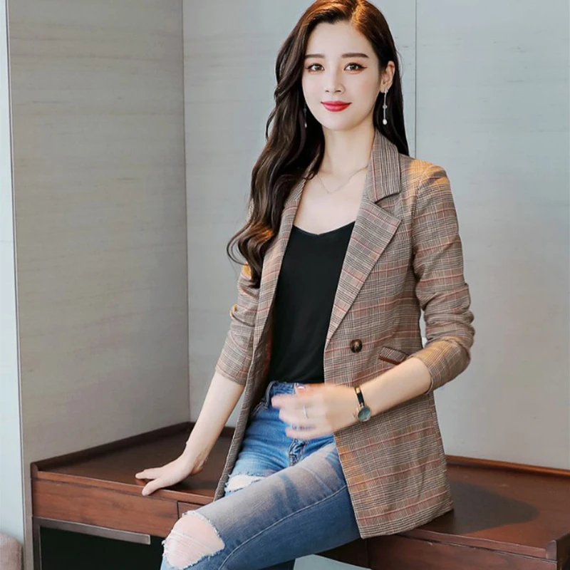 

В винтажном стиле, на одной пуговице, Сумочка через плечо плетенная Женская Блейзер с карманами; Куртка; Женские Ретро-костюмы Пальто Feminino П...