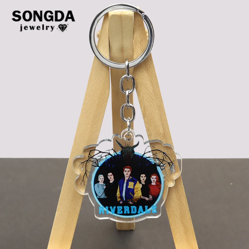 Брелок для ключей загадки ривердейла держатель с рисунком South Side Serpents в стиле
