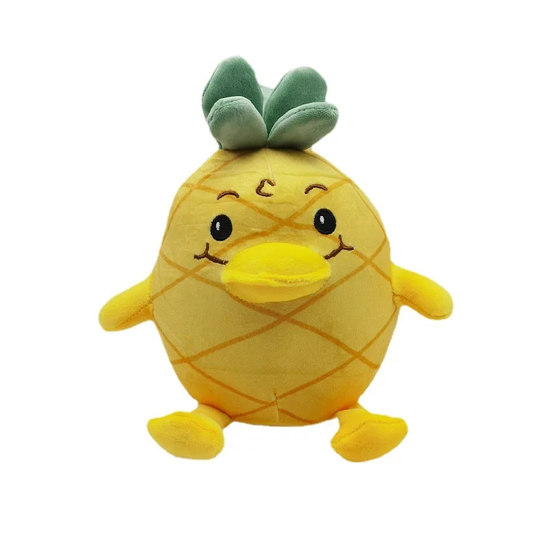 

27CM Kawaii Georgie Plush Toy Pineapple Duck Soft Stuffed Animal Plush Pillow Doll Children's Birthday Gift Toy Wholesale