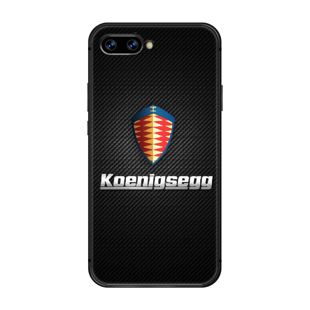 

Supercar Koenigsegg Phone Case Cover Hull For HUAWEI honor 8 8c 8a 8x 9 9a 9x V10 MATE 10 20 I lite pro black hoesjes pretty