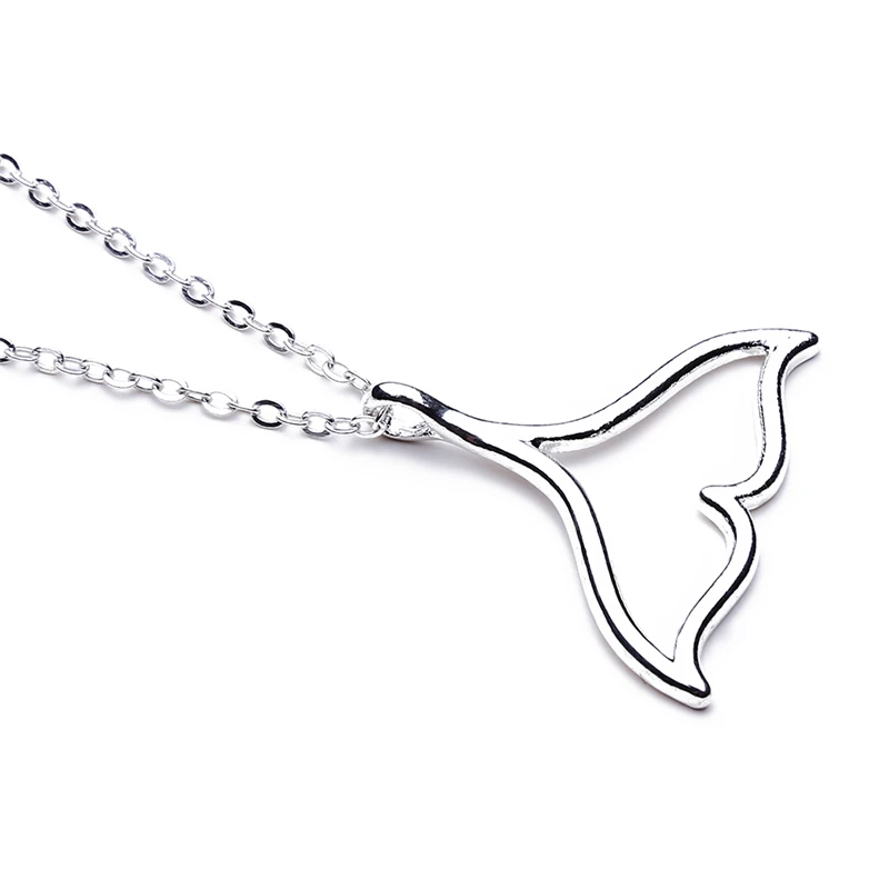 Женское Ожерелье в виде рыбьего хвоста из сплава 2020 новая мода ожерелье с кулоном
