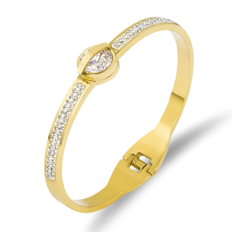 Модные Австрийские кристаллы кубического циркония браслеты и для женщин