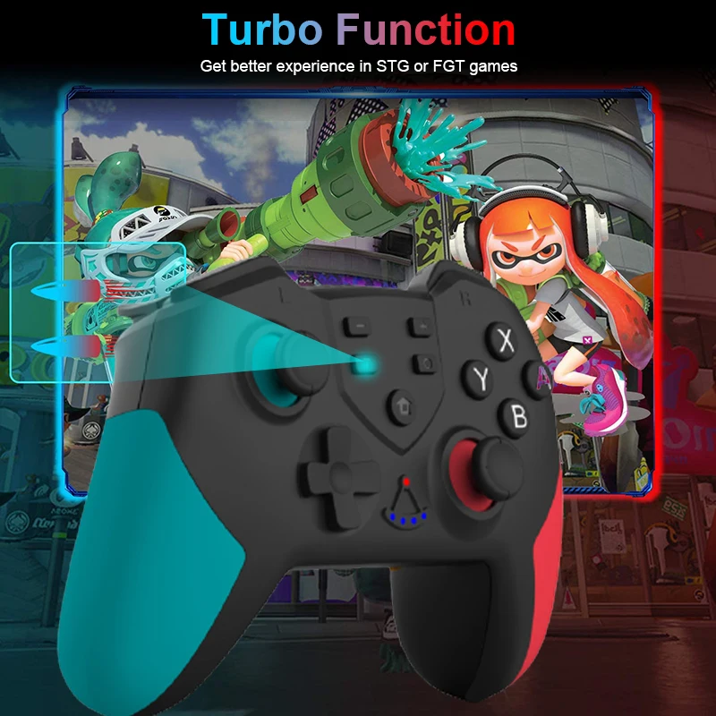 Wireless Bluetooth-compatible Gamepad For N-Switch Video Game USB Joystick Controller Switch Console With 6-Axis | Электроника