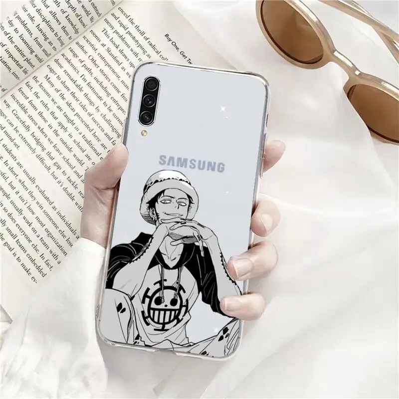 

one piece anime manga Phone Case Transparent for Samsung A71 S9 10 20 HUAWEI p30 40 honor 10i 8x xiaomi note 8 Pro 10t 11