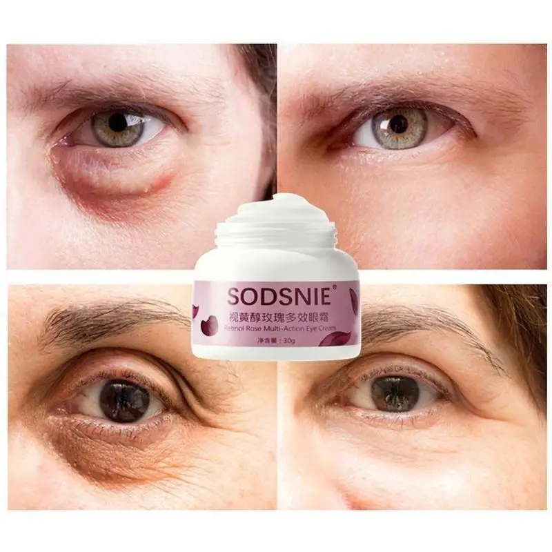 

30g Eye Cream Moisturizing Nourish Remove Wrinkles Retinol Care Rose Lift Cream Protect Skin Tighten Anti-Aging Brighten Hy W5T2