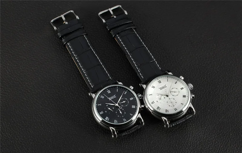 Мужские многофункциональные наручные часы JARAGAR с 6-контактным циферблатом и