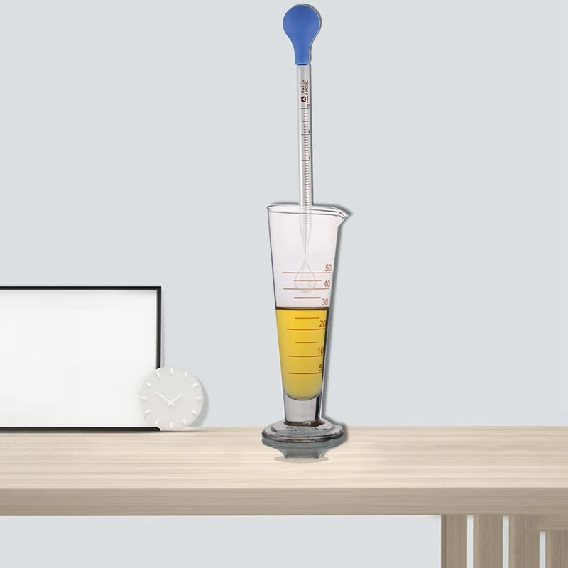 10 мл резиновая головка стеклянная капельница лабораторная пипетка со шкалой