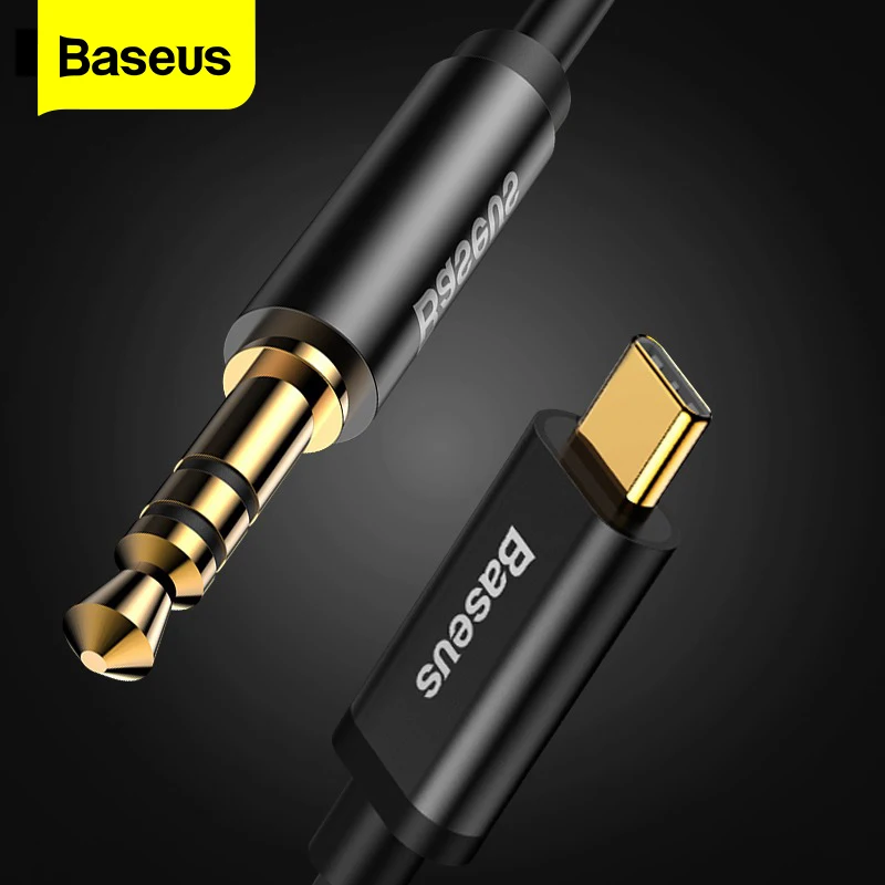 Аудиокабель Baseus с разъемом USB Type C и штекером 3 5 мм|Кабели VGA| |