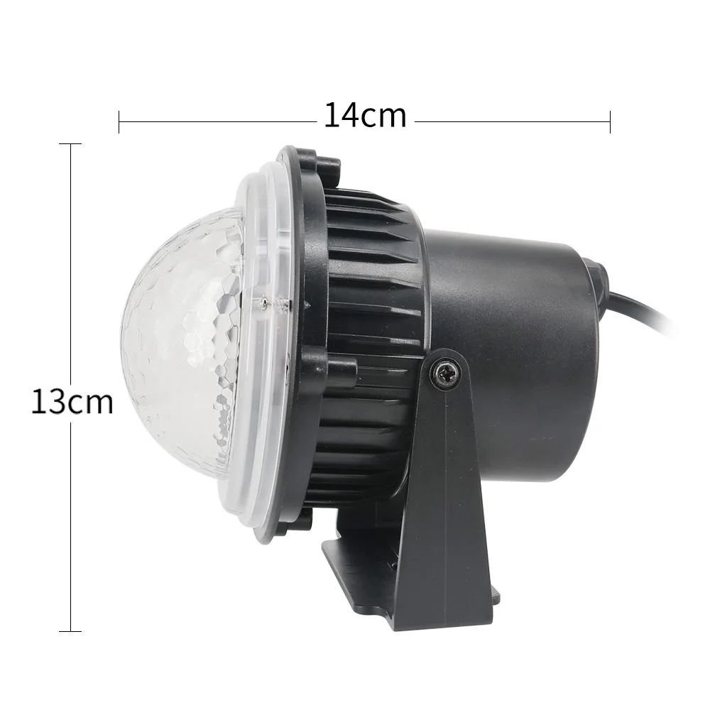 Мини-хрустальный магический шар Снежная Снежинка уличные Вечерние огни с