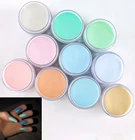 10 цветов акриловый порошок (1 унции) расширение и резной порошок пигмент окунания пыли ногтей полимерные наконечники для профессионального пигмент для ногтей #30G