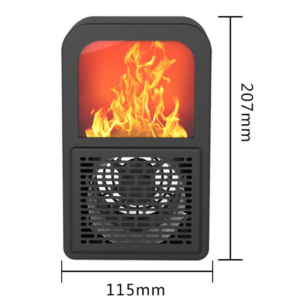

Portable Heater 500w Electric Cooler Hot Fan Home Office Winter Keep Warm Temperature High Temperature Diffuser#35