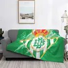 Плед для кровати Real Betis 512, плед для кровати, дивана, плед для пляжа