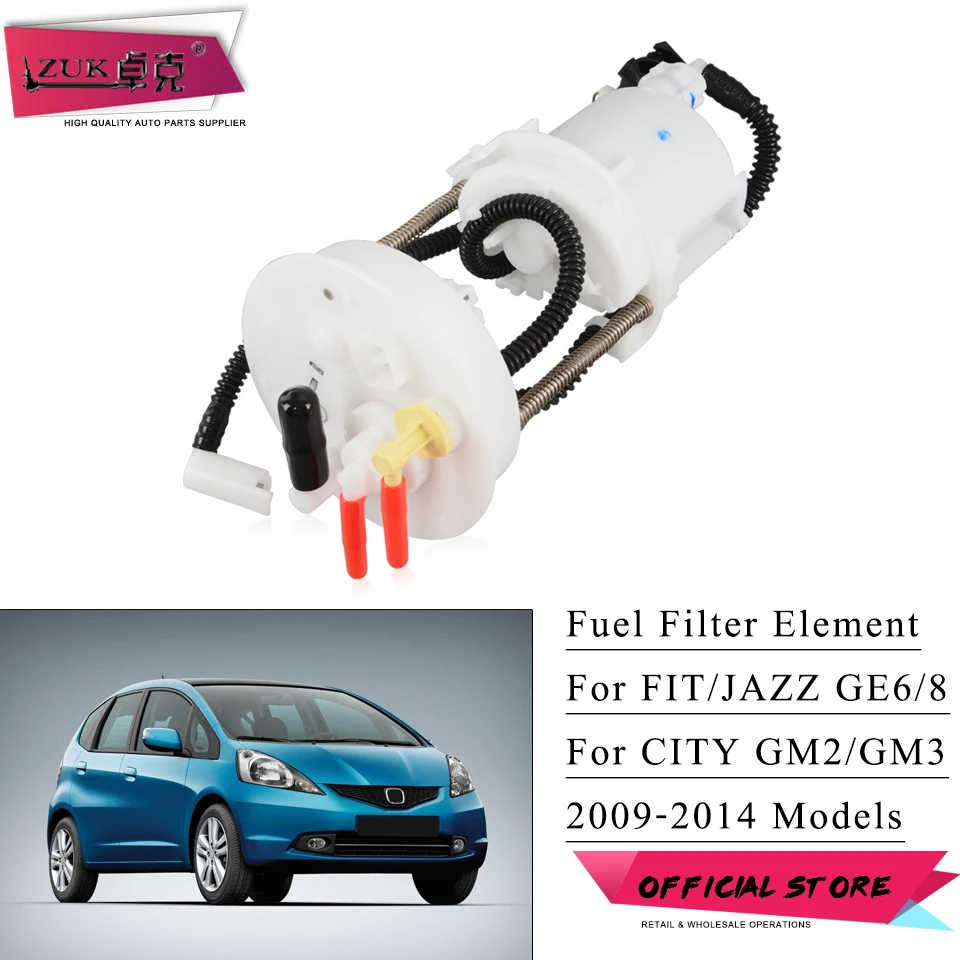 ZUK топливный фильтрующий элемент Strianer для HODNA FIT JAZZ CITY 2009 2010 2011 2012 2013 2014 1.3L 1.5L OEM:17045-TG5-000