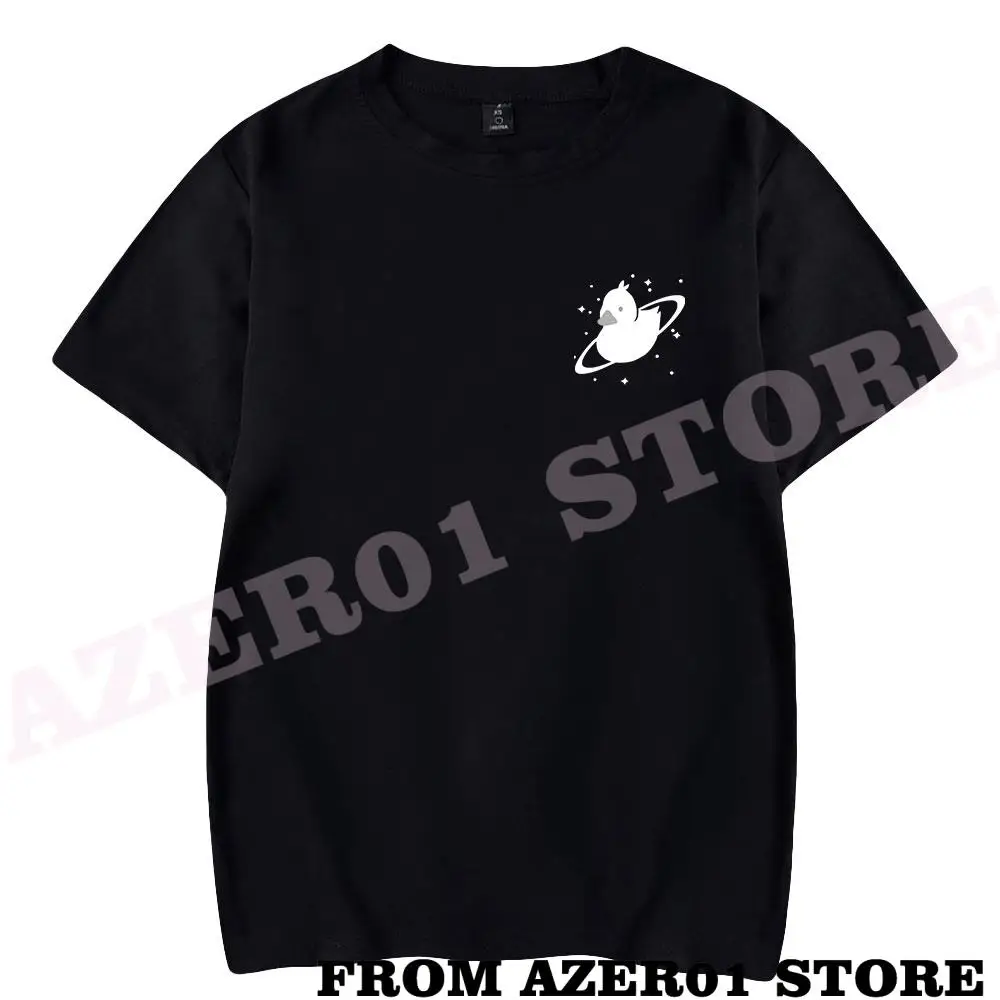 Футболка Quackity для мужчин и женщин лимитированный выпуск с логотипом планеты утки