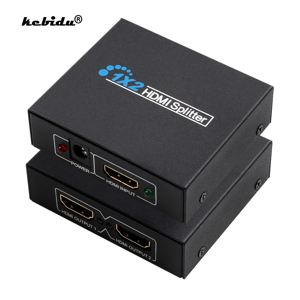 HDMI совместимый сплиттер с 2 портами Аудио Видео v1.3b 1080P адаптер 1x2 удлинитель для PS3