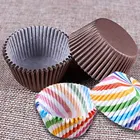 Бумажные стаканчики для маффинов, кексов, 100 шт.