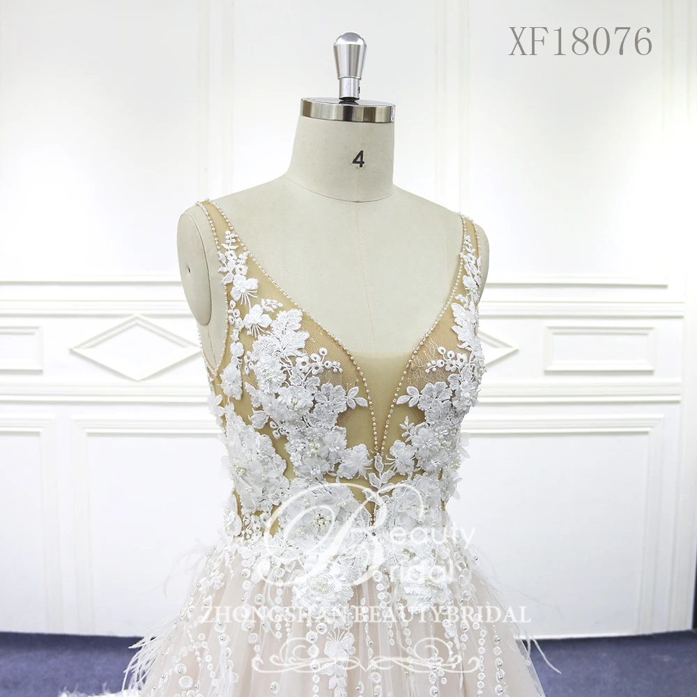 2020 Wedding Dresses свадебный100% Real Photos Luxury Chaple Train Lace Appliqes Off the Shoulder Dress Vestido XF18076 | Свадьбы и
